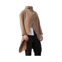 Casaco Trench Retro Masculino, Windbreaker Casual Em Algodão, Cor Sólida, Com Gola De Cachecol, Casaco Trench Retro Masculino, Windbreaker Casual Em Algodão, Cor Sólida, Com Gola De Cachecol,