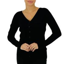 Casaco tricot facinelli cardigan feminino ref: fac651100 Casaco tricot facinelli cardigan feminino ref: fac651100