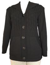 Casaco Tricot Feminino Folhas - Katlen Tricot Casaco Tricot Feminino Folhas - Katlen Tricot