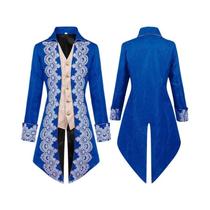 Casaco Vitoriano Masculino Estilo Pirata Steampunk, Jaqueta Medieval Para Cosplay, Fantasia De Casaco Vitoriano Masculino Estilo Pirata Steampunk, Jaqueta Medieval Para Cosplay, Fantasia De