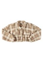 Casaco Xadrez em Plush Juvenil Gloss Casaco Xadrez em Plush Juvenil Gloss