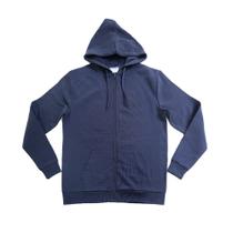 Casaco ziper e capuz masc v26023 b+ azul marinho gg Casaco ziper e capuz masc v26023 b+ azul marinho gg