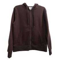 Casaco ziper e cpz fem ash2426 b+ marrom gg Casaco ziper e cpz fem ash2426 b+ marrom gg