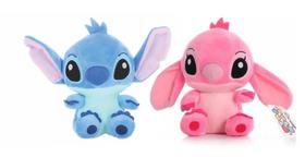 Casal Lilo E Stitch E Angel Namorados Disney Pelúcia 20cm