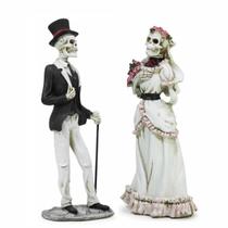 Casal Noivo E Noiva Caveira Casamento Skull Esqueleto - Shop Everest