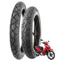 Casal Pneu Honda Biz100 80/10014 60/10017 Parrudo Cinborg Casal Pneu Honda Biz100 80/10014 60/10017 Parrudo Cinborg