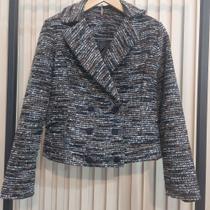 Casaqueto fato basico tweed