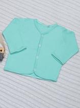 Casaquinho Infantil Malha 100 Algodão Conforto e Elasticidade Verde Casaquinho Infantil Malha 100 Algodão Conforto e Elasticidade Verde