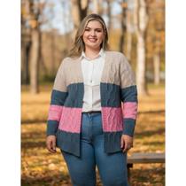 Casaquinho Listrado Feminino Giuliana Marques Tricot Casaquinho Listrado Feminino Giuliana Marques Tricot