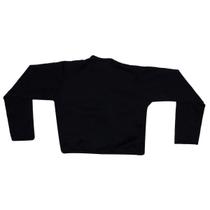 Casaquinho para Ballet em Helanca Infantil Preto