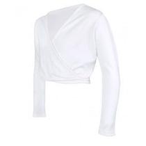 Casaquinho Transpassado com Vies Branco