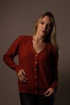 Casaquinho Tricô Primavera Vermelho