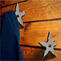Casat Hooks PRATIQUE Ninja em aço inoxidável, pacote com 2 unidades, prata Casat Hooks PRATIQUE Ninja em aço inoxidável, pacote com 2 unidades, prata