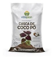 Casca Coco Pó 100% Natural Substitui Xaxim 300g VITAPLAN