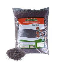 Casca de Arroz Carbonizada 10 Litros Substrato para plantas palha de arroz grow cultivo flores folhas hortas - AIMIRIM