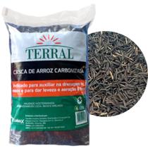 Casca De Arroz Carbonizada 4 Litros - Terral