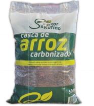 Casca de Arroz Carbonizada 500 g - Sartor e Rufino