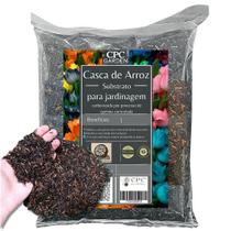 Casca de arroz carbonizada premium para substrato CPC Garden Casca de arroz carbonizada premium para substrato CPC Garden