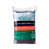 Casca de Arroz Carbonizada Terral - 4L