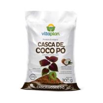 Casca de Coco Pó Nutriplan 300 Gramas Casca de Coco Pó Nutriplan 300 Gramas