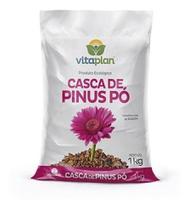 Casca De Pinus Em Pó 1 Kg Substitui Pó De Xaxim Vitaplan - NUTRIPLAN