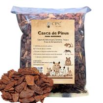 Casca de Pinus Lavada Para Terrario de Roedores CPC Pet Care Casca de Pinus Lavada Para Terrario de Roedores CPC Pet Care