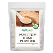 Casca de psyllium em pó Healthworks Organic, suporte de fibra de 2 kg Casca de psyllium em pó Healthworks Organic, suporte de fibra de 2 kg