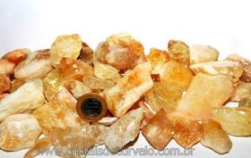 Cascalho Bruto Citrino Bombardeado 10 Kg - 10 a 70mm - Tipo B