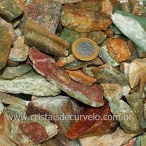 Cascalho Bruto de Aventurina Verde 1 Kg - 5 a 60mm Tipo B