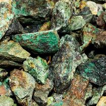 Cascalho Bruto de Malaquita com Azurita - 1 Kg - 10 a 70mm - Tipo B