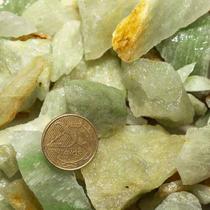 Cascalho Bruto de Ônix Verde Natural 5 Kg - Tamanhos de 10 a 70mm Tipo B