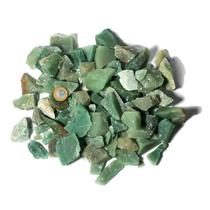 Cascalho Bruto de Quartzo Verde Natural - 5 Kg - 10 a 70mm - Tipo B