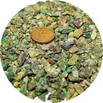 Cascalho Bruto Malaquita Verde 0,1 Kg 10 a 20mm Tipo B