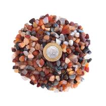 Cascalho De Pedra Ágata Cornalina - 500g
