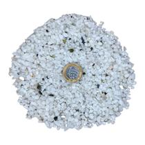 Cascalho De Pedra Quartzo Leitoso Natural Miúdo 01 - 500g