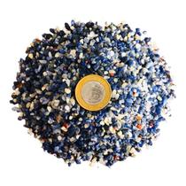Cascalho de Pedra Sodalita Natural Miúdo 01 - 500g