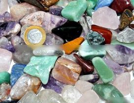 Cascalho Misto Polido - 1 kg de Pedras Naturais de 35 a 50 mm Classe B