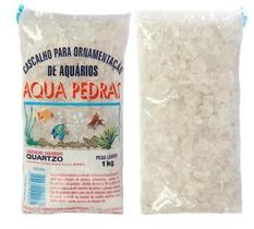 Cascalho Para Aquário Aqua Pedras de Quartzo Natural N02 Branco