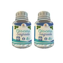 Cáscara Sagrada - 60 Caps 500Mg Kit Com - 2 Potes