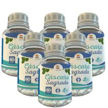 Cáscara Sagrada - 60 Caps 500Mg Kit Com - 6 Potes