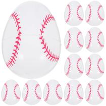 Cascas de ovo de beisebol de Páscoa Toyvian para festa de Páscoa, 12 unidades