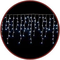 Cascata 100 Lâmpadas Pisca De Natal Led Branco Qg084c1002