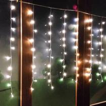 Cascata 100 Leds 8 Funções - Decoração Natal