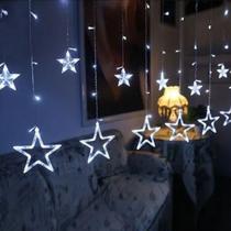 Cascata 138 Leds C Estrelas 2,5 Mdecoração 8 Funções