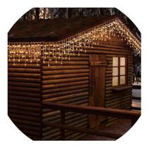 Cascata 300 leds prova d'água 31v 8 funções bivolt 6m