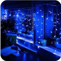 Cascata 400 Led Azul 8 Funções 9.5m 127v/ 220v Cascata 400 Led Azul 8 Funções 9.5m 127v/ 220v