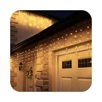 Cascata 400 Led Fixo Prova D'água Bivolt Fio Branco ou Verde 10m Uso Externo Natal Cascata 400 Led Fixo Prova D'água Bivolt Fio Branco ou Verde 10m Uso Externo Natal