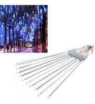 Cascata 8 Tubos 192 Leds Chuva De Gelo Decoração Natalina