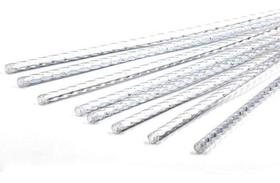 Cascata 8 Tubos Snow Fall Meteoro 50cm 384 Led Branco Frio - Decorlaser