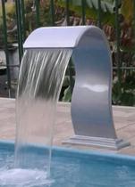 Cascata Advance de Fibra Para Piscinas Cinza, Branca E Azul - Entrada de água 25mm